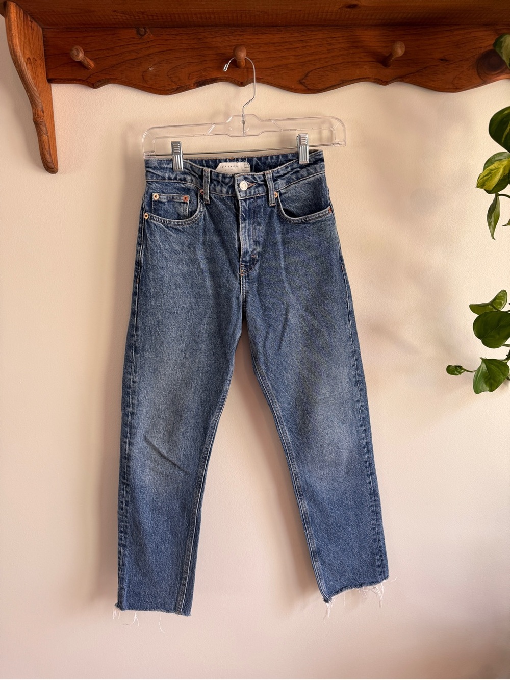 Topshop Straight Denim